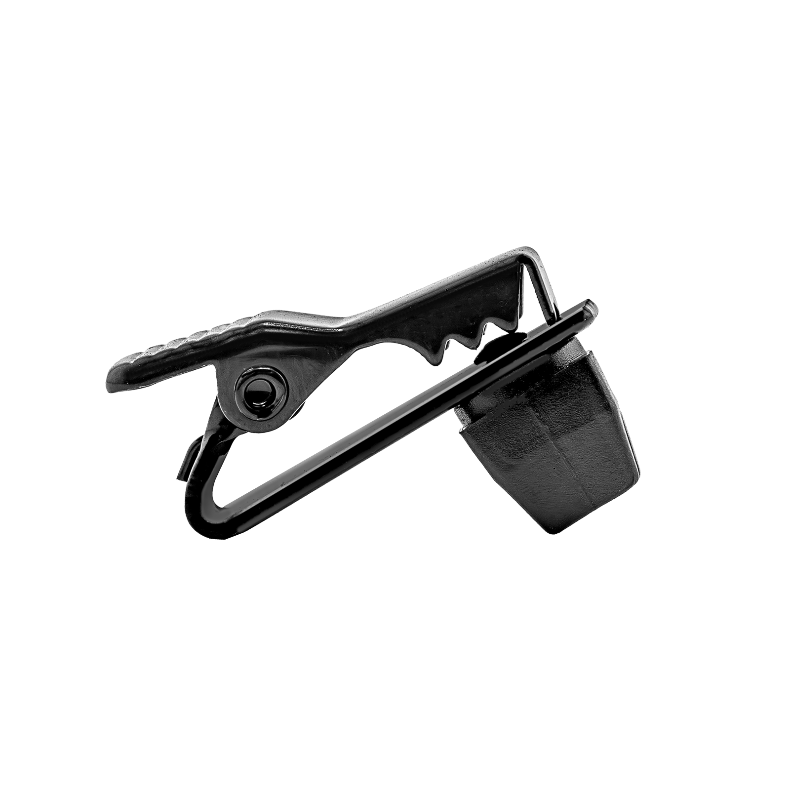 N-ear: Black Metal Covert Earpiece Clip