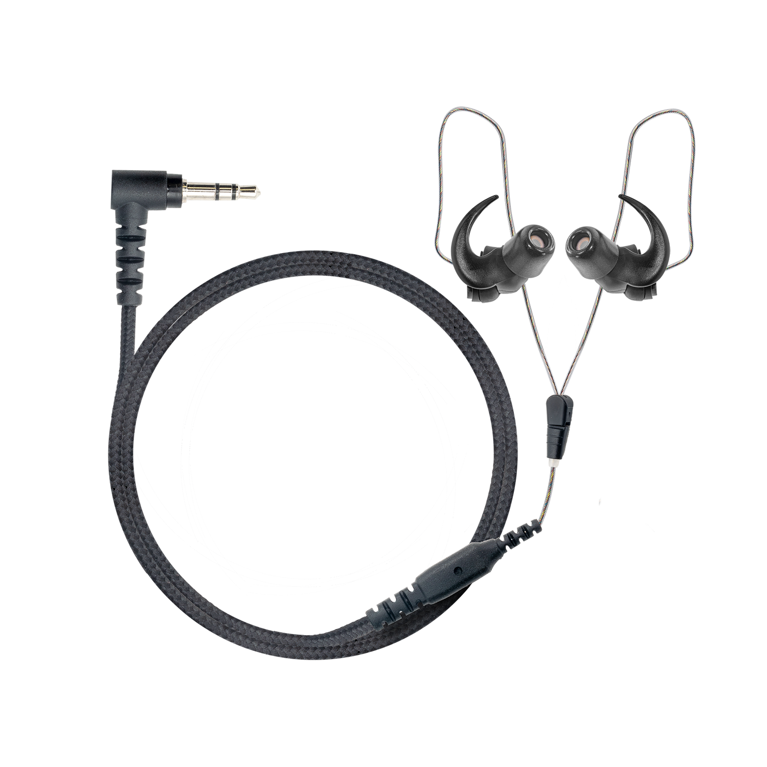 N-ear: 360 Flexo™ Dual Radio Earpiece w. Braided Fiber & Protectr™ Ear Molds