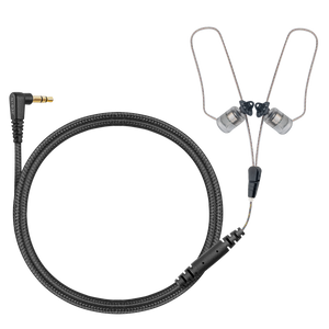 N-ear: 360 Flexo Dynamic™ Dual Radio Earpiece w. Braided Fiber