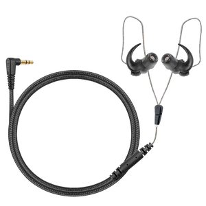 N-ear: 360 Flexo™ Dual Radio Earpiece w. Braided Fiber & Protectr™ Ear Molds (PUM)