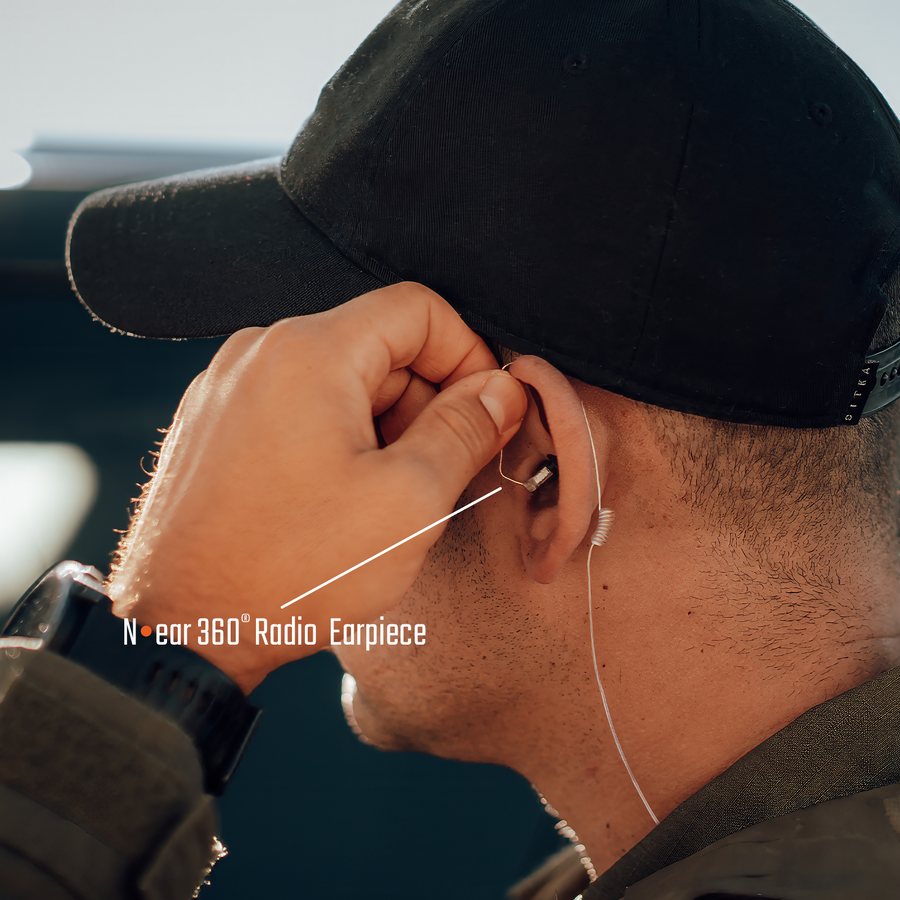 Ear 360 Rotation N-ear: 360® Flexo Radio Earpiece