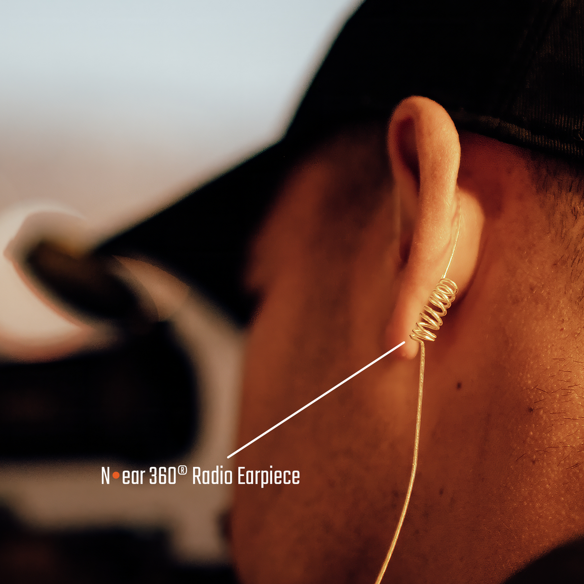 Ear 360 Rotation N-ear: 360® Flexo Dynamic Dual Radio Earpiece