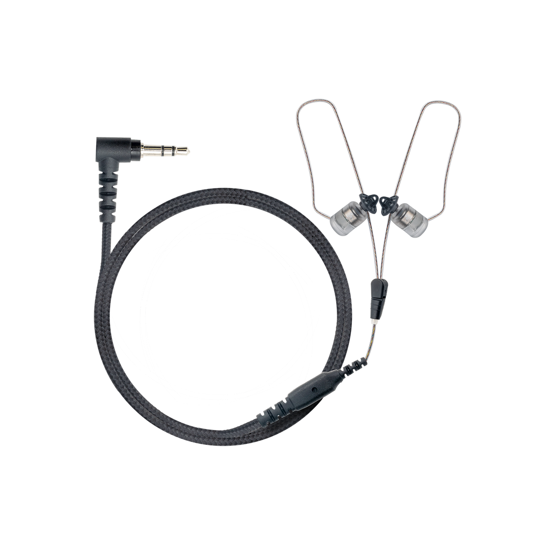 N-ear: 360 Flexo Dynamic™ Dual Radio Earpiece w. Braided Fiber