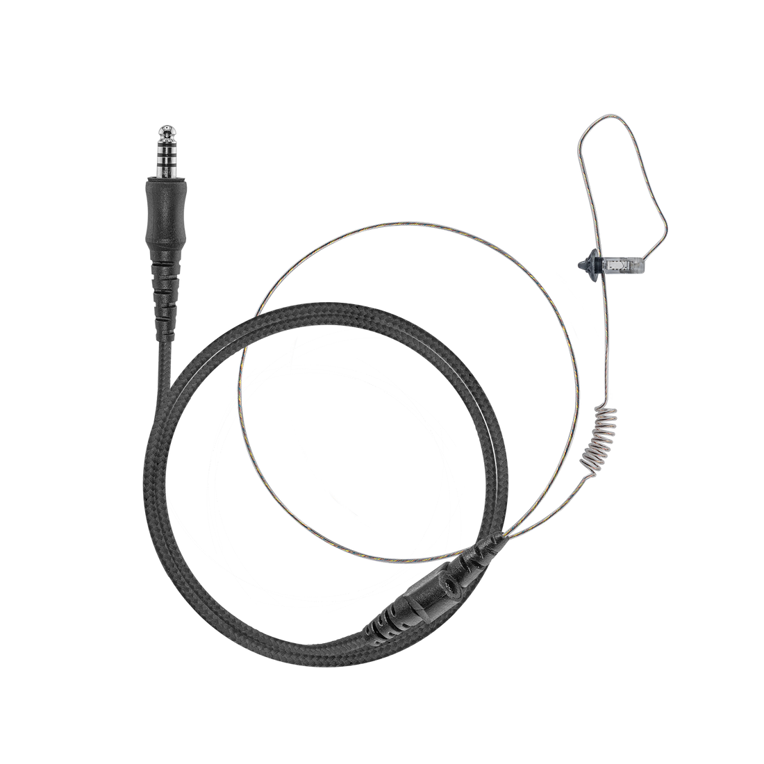 N-ear: 360 Flexo™ Radio Earpiece W. Tactical In-Line Mic.