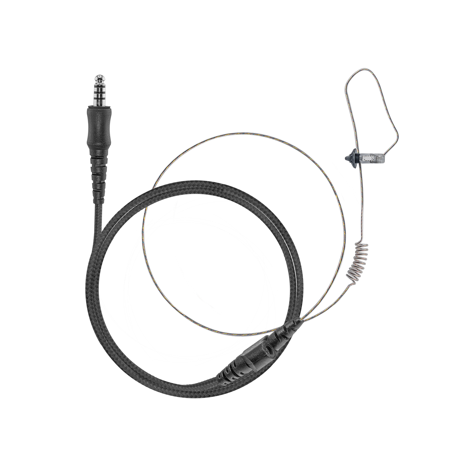 N-ear: 360 Flexo™ Radio Earpiece W. Tactical In-Line Mic.