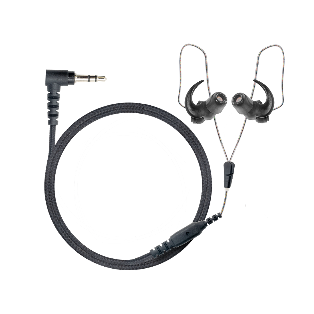 N-ear: 360 Flexo™ Dual Radio Earpiece w. Braided Fiber & Protectr™ Ear Molds