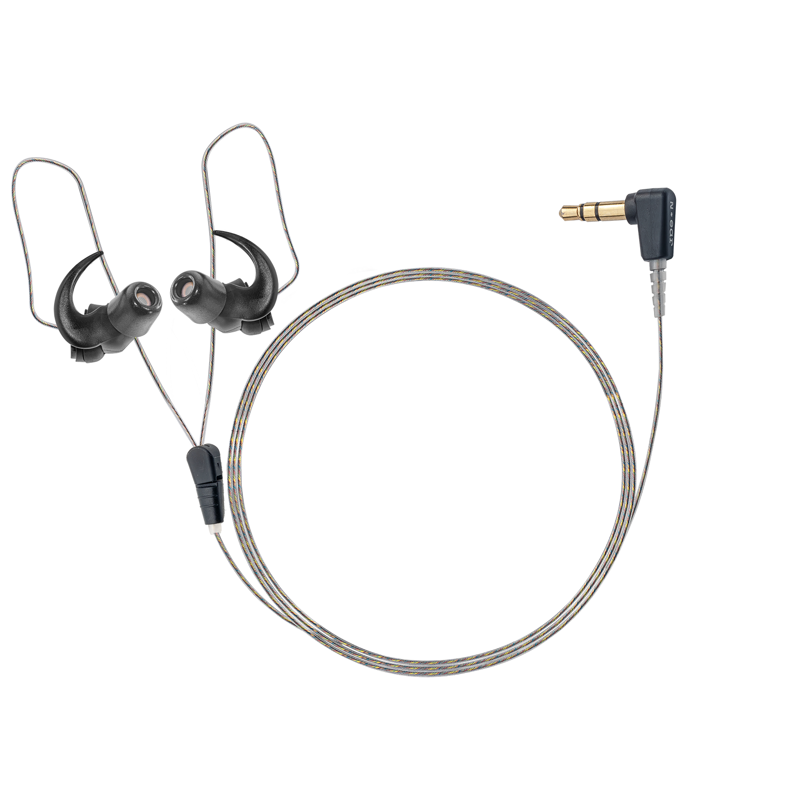 Ear 360 Rotation N-ear: 360 Flexo™ Dual Radio Earpiece w. Protectr™ Ear Molds